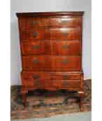 George I walnut chest on stand, C. 1720 -17430