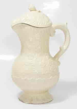 French creamware (Pont-aux-Choux) covered jug , C. 1760 -614
