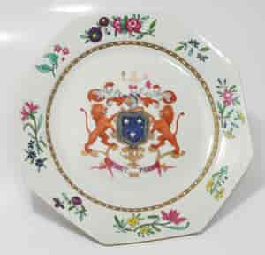Armorial plate, arms of Murray, probably Spode c. 1800 -601
