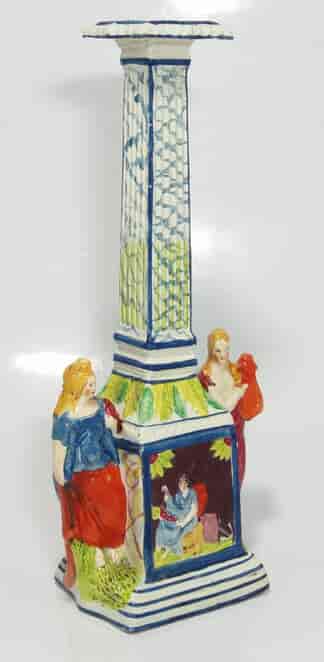 Early Pratt-type candlestick group, C. 1800 -0