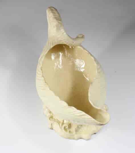 Creamware sauceboat, cos lettuce & rococo scroll, c. 1760 -13104