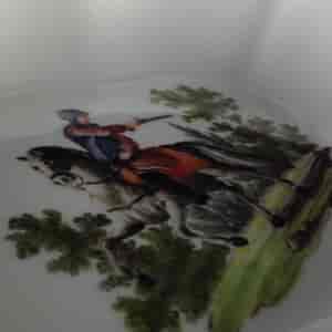 Meissen spoon tray with soldier on horseback, c.1760 -1937