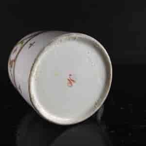 Niderviller coffee can & saucer, flower swags, c.1785 -2125