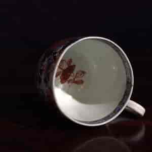 Liverpoool coffee cup, Bird on a Branch pattern, Christians c.1770 -658