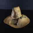 Swiss carved wooden 'Hat' Ink Well, c.1880.-0