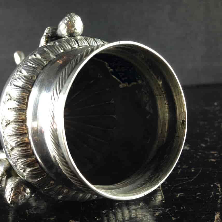 Swedish silver tripod vase, 18th century-2328