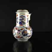 Chinese Export chocolate pot & cover, Imari pattern, c.1740 -2529