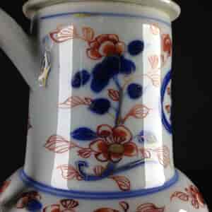 Chinese Export chocolate pot & cover, Imari pattern, c.1740 -2535