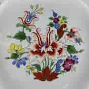 Doccia tin glaze plate, Tulip pattern Circa 1790 -2713