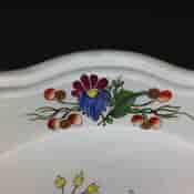 Doccia tin glaze plate, Tulip pattern Circa 1790 -2715