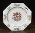 English armorial plate, ‘SPERO’ motto, attributed to Wolfe & Co, C.1805 -0