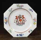 English armorial plate, ‘SPERO’ motto, attributed to Wolfe & Co, C.1805 -0