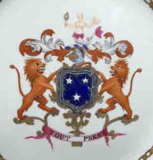 Armorial plate, arms of Murray, probably Spode c. 1800 -13201