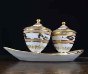 French porcelain boat shaped serving dish, C. 1790 -11949
