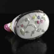 Mennecy snuff box, shepherd, C. 1760 -3236