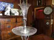 Victorian Glass table centre piece, c.1878. -285