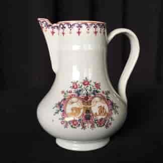 Chinese export ‘marriage’ jug, C. 1740 -0