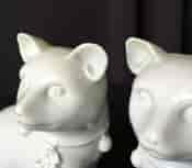 Chinese blanc-de-chine cats, 19th century -18121