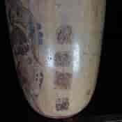 Mayan beaker vessel, Warrior with captive, 600-900 AD -888