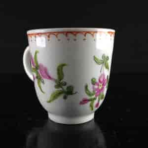 Bow coffee cup, flower painting, C. 1765 -3441