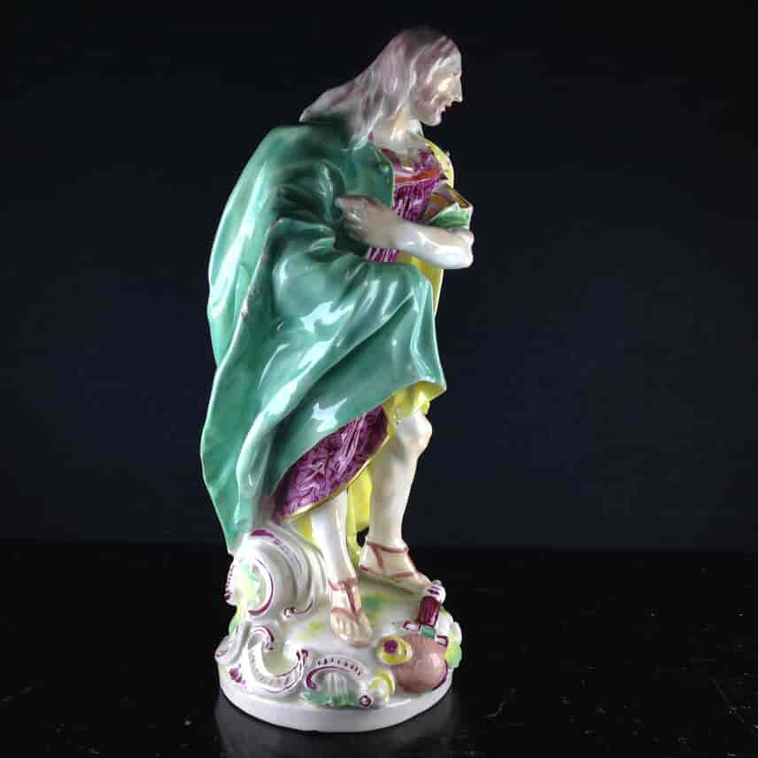 Derby figure of St Thomas, by Agostiono Carlini, C. 1756 -0