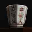 Chinese octagonal beaker, London decorated C. 1720 -0