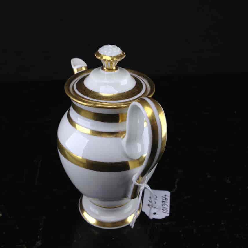 Vienna miniature coffee pot, cauliflower finial, c.1785 -3603