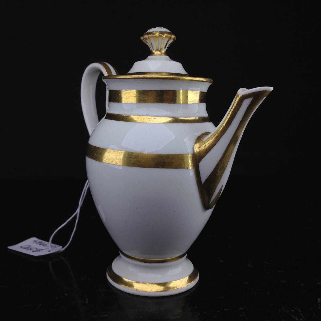 Vienna miniature coffee pot, cauliflower finial, c.1785 -3606