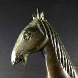Japanese bronze horse, 18th century -969