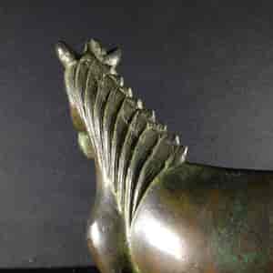Japanese bronze horse, 18th century -972