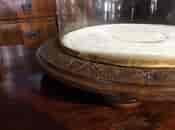 Large Victorian dome on carved Huon Pine base, late 19th century -291