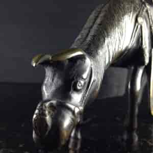 Japanese bronze sage on horse, Meiji period -3963