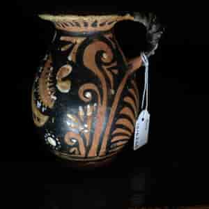 Greek South Italian Olpe, profile ladies head, circa 325 BC -4616