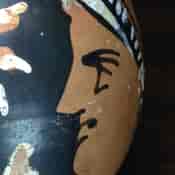 Greek South Italian Olpe, profile ladies head, circa 325 BC -4634