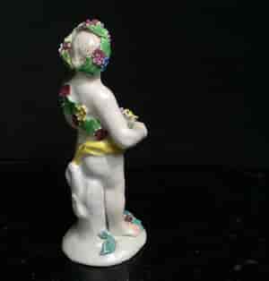 Derby figure of a boy with flower basket, C. 1765 -10900