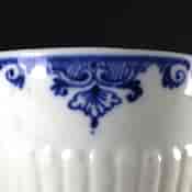 Saint-Cloud trembleuse cup & saucer, rare N mark, c.1725 -1056