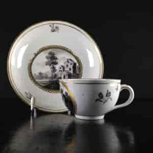 Frankenthal teacup & saucer, C. 1765 -0
