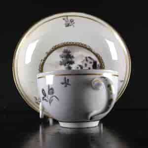 Frankenthal teacup & saucer, C. 1765 -1076