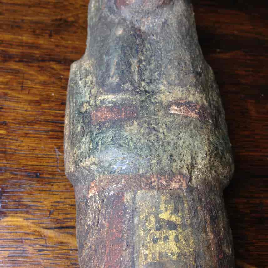 Rare female wooden shabti figure, C. 1100 BC -4901