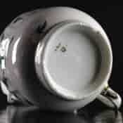Champions Bristol cup & saucer, green swags with gilt, c. 1775 -1094