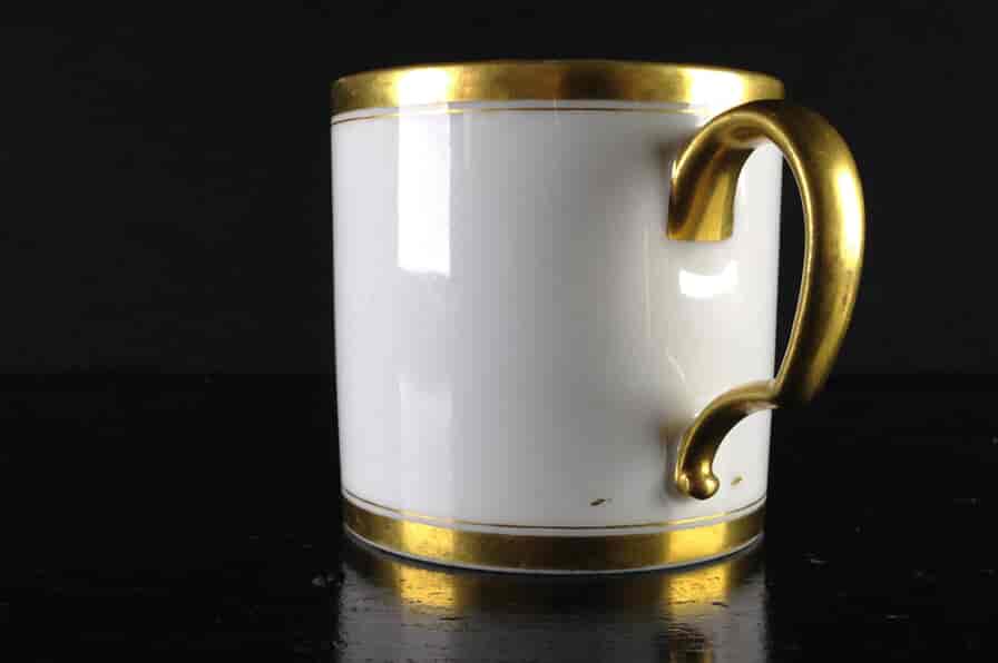Potter of Paris porcelain coffee can, profile portrait of Clery, c.1795 -1124