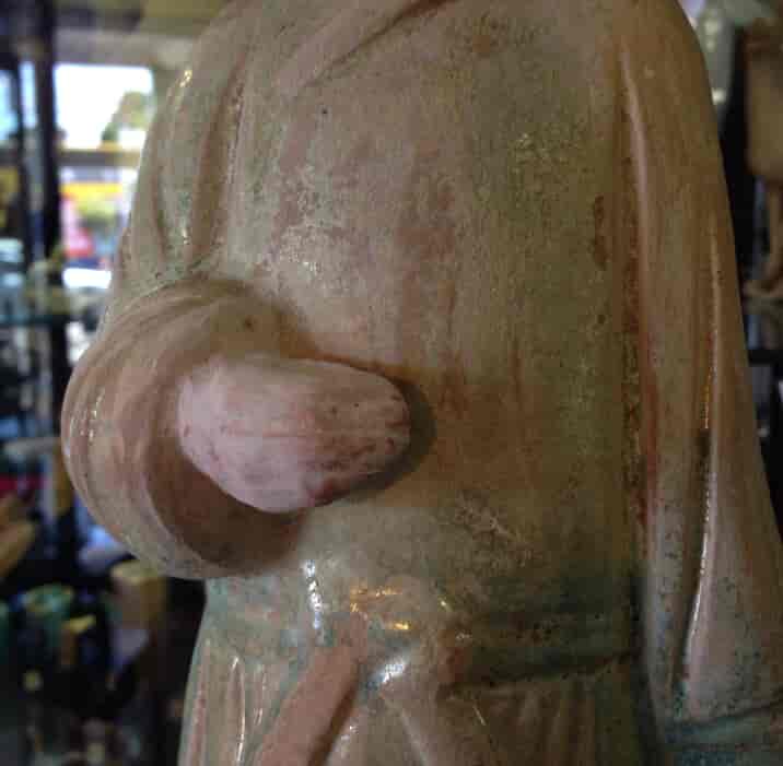 Chinese pottery figure of a man, Ming, 15th century AD -6237