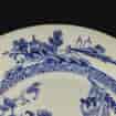 Chinese Export blue & white plate, European scene borders, c.1740 -6320