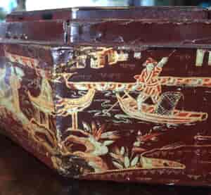 Chinese lacquer games box, fitted interior, c.1830 -9370