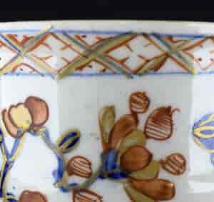 Bow tankard, Imari garden pattern, c. 1760 -9255