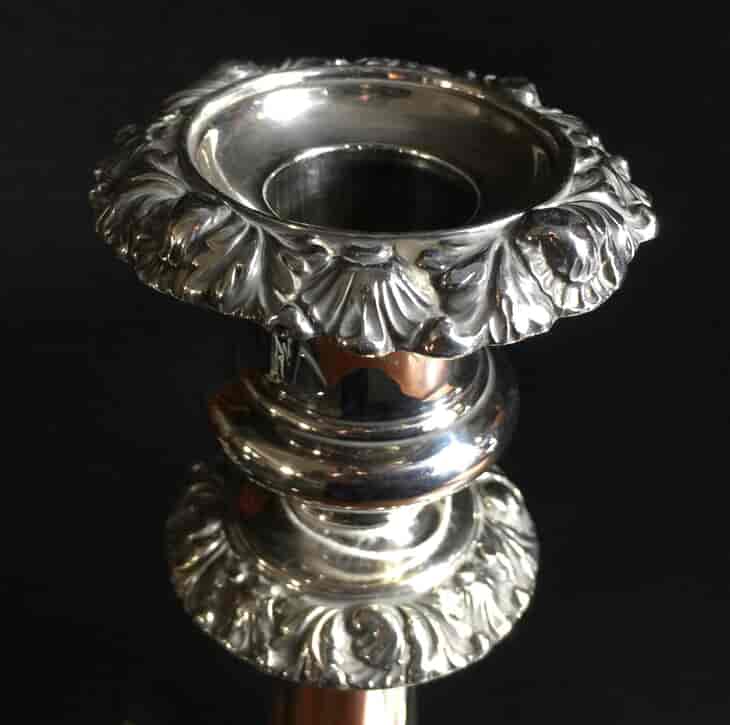 Pair of Old Sheffield Plate candle sticks, Matthew Boulton c.1816-10350