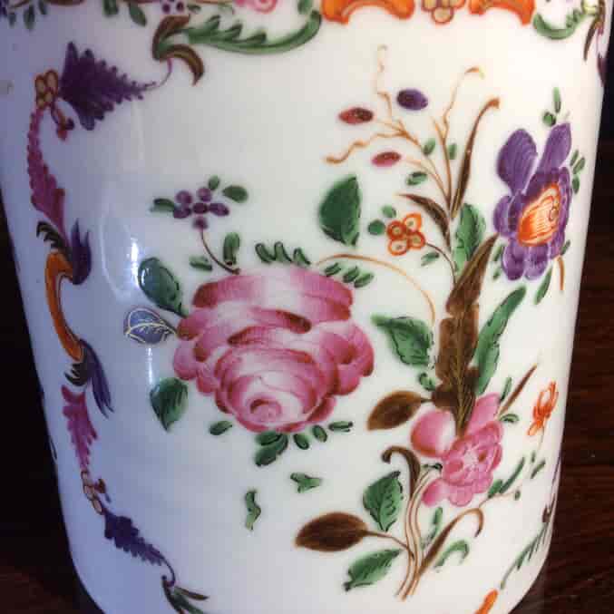Chinese export tankard, flowers, C. 1770 -759