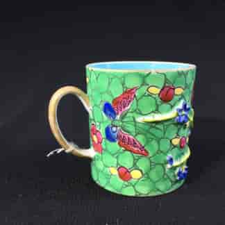 Bow coffee can, prunus spigged, c.1760 -0
