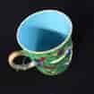 Bow coffee can, prunus spigged, c.1760 -25593