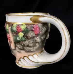 Derby bachus-head mug, C. 1800 -19824